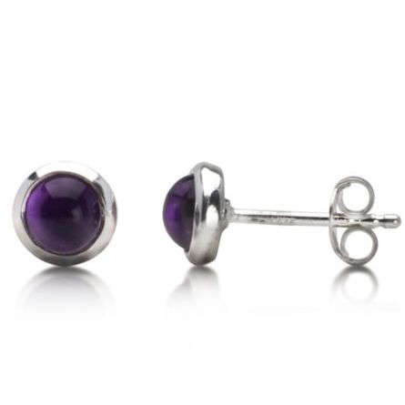 The Jewellery Store London Amethyst Studs