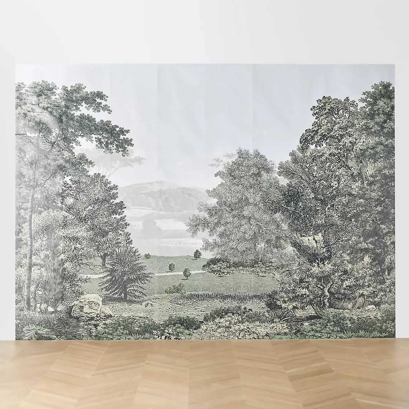 Scenic Pastures Peel-And-Stick Floral Mural