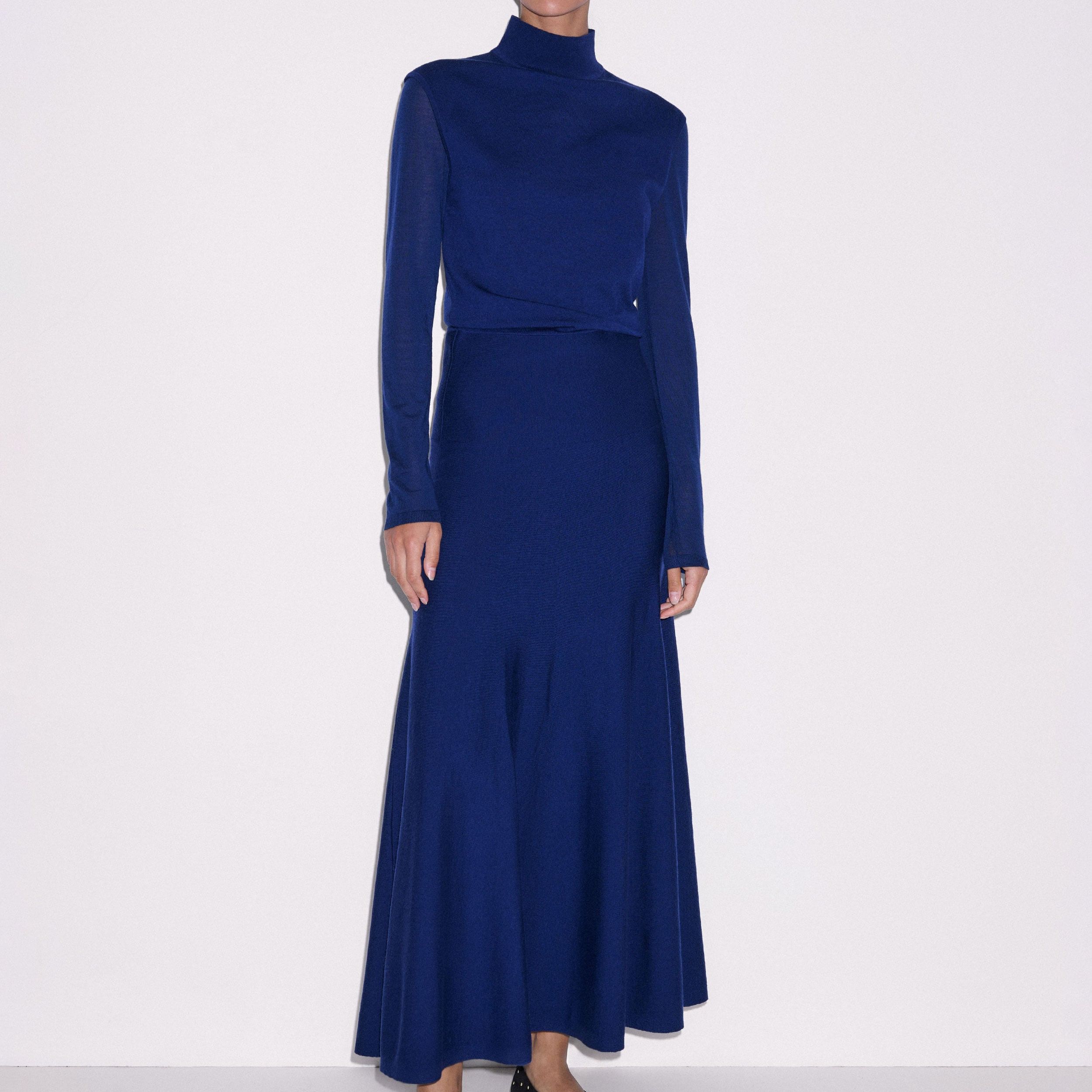 2-In-1 Knit Maxi Dress