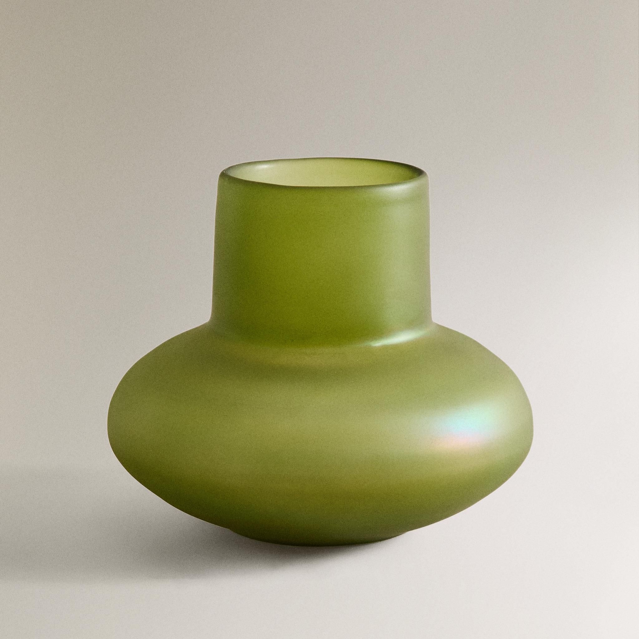 Petit Iridescent Glass Vessel I Colin King