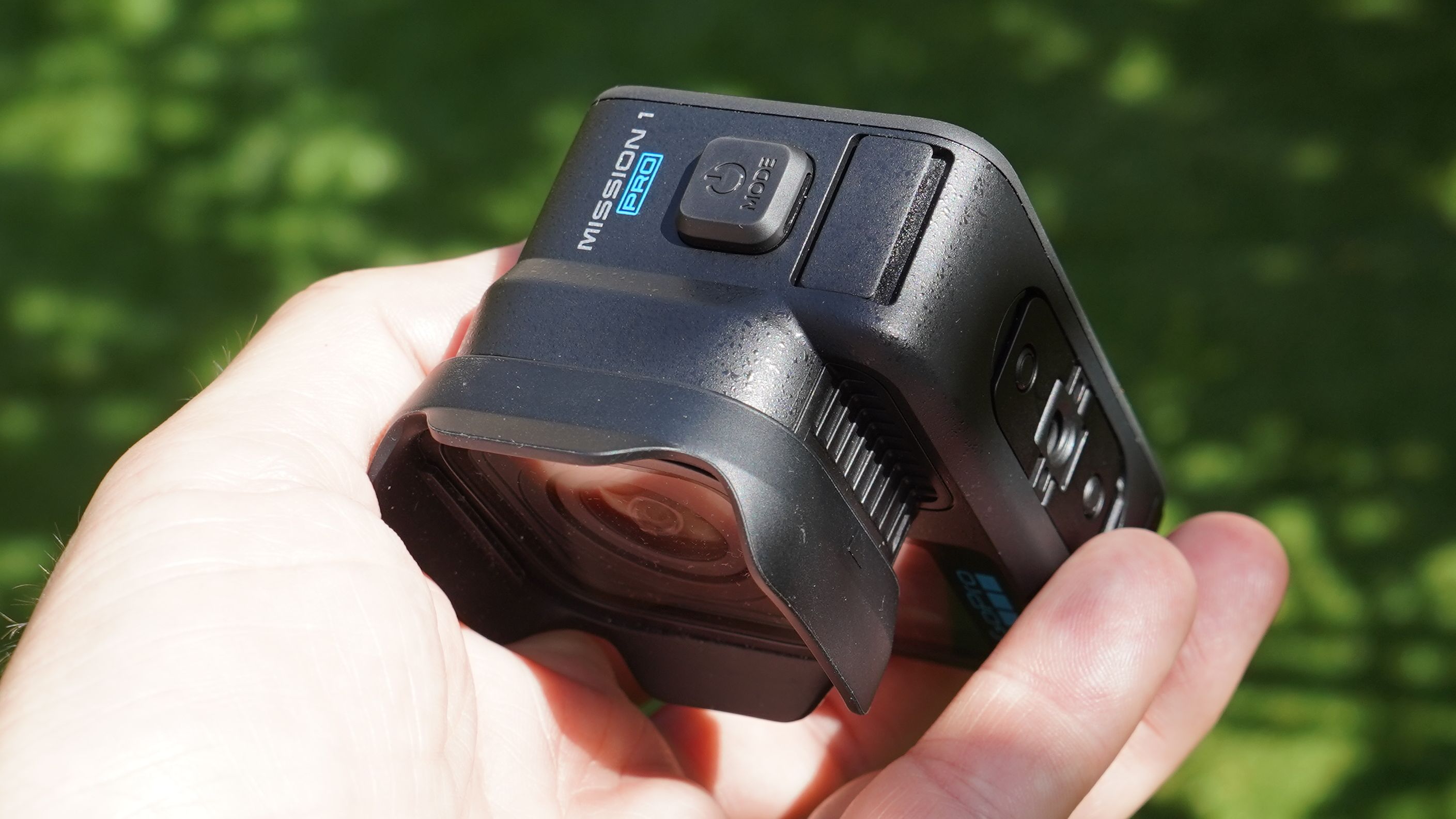 GoPro Mission 1 Pro in hand