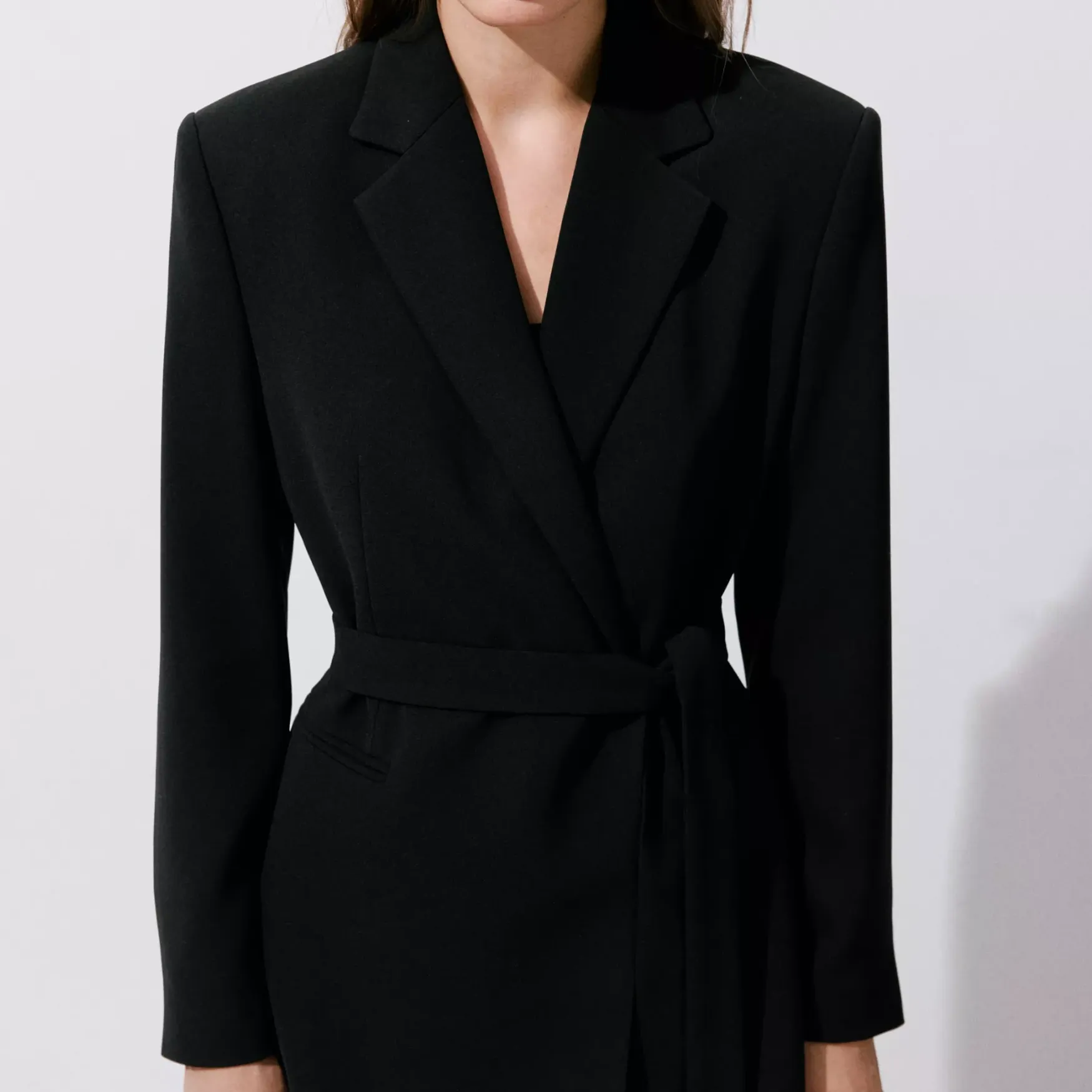Double-Breasted Belted Suit Blazer | Mango United Kingdom