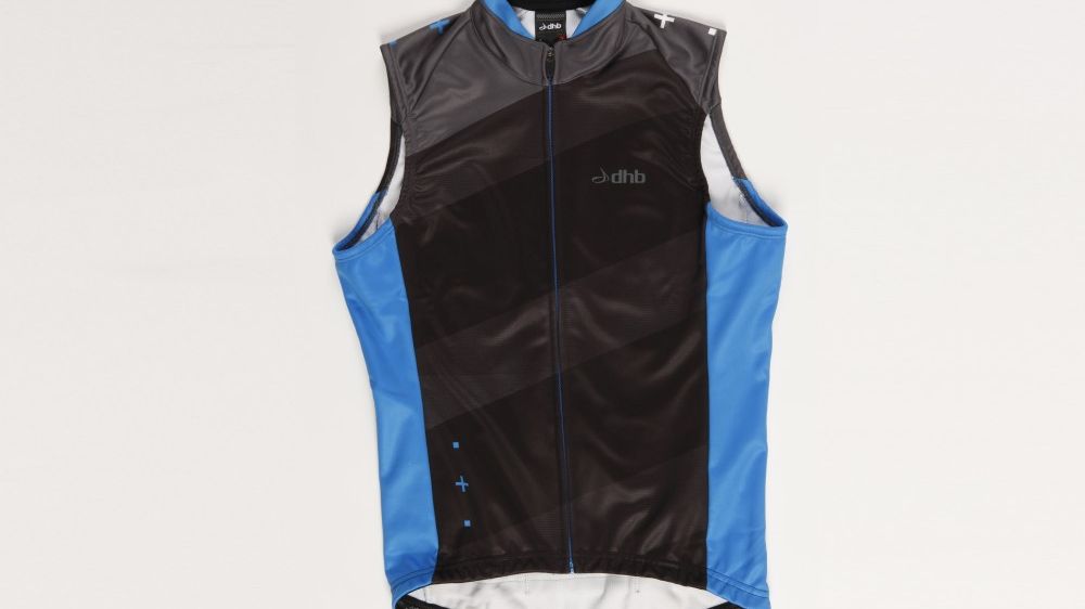 Haut De Cyclisme DHB Homme Bleu, Jersey Manches Longues, Fermeture éclair, Poches élastiques, Taille M