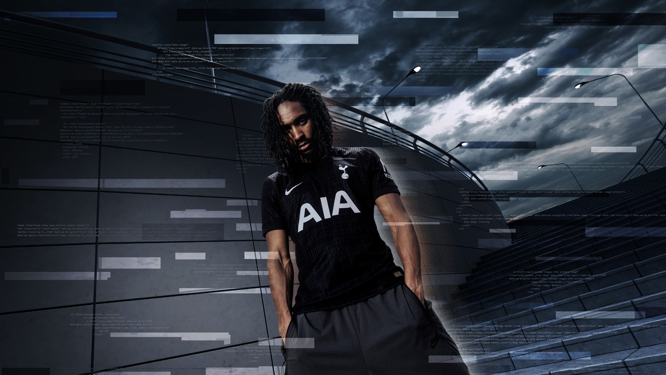 The Tottenham 2025/26 away kit is out: and it's mysterious