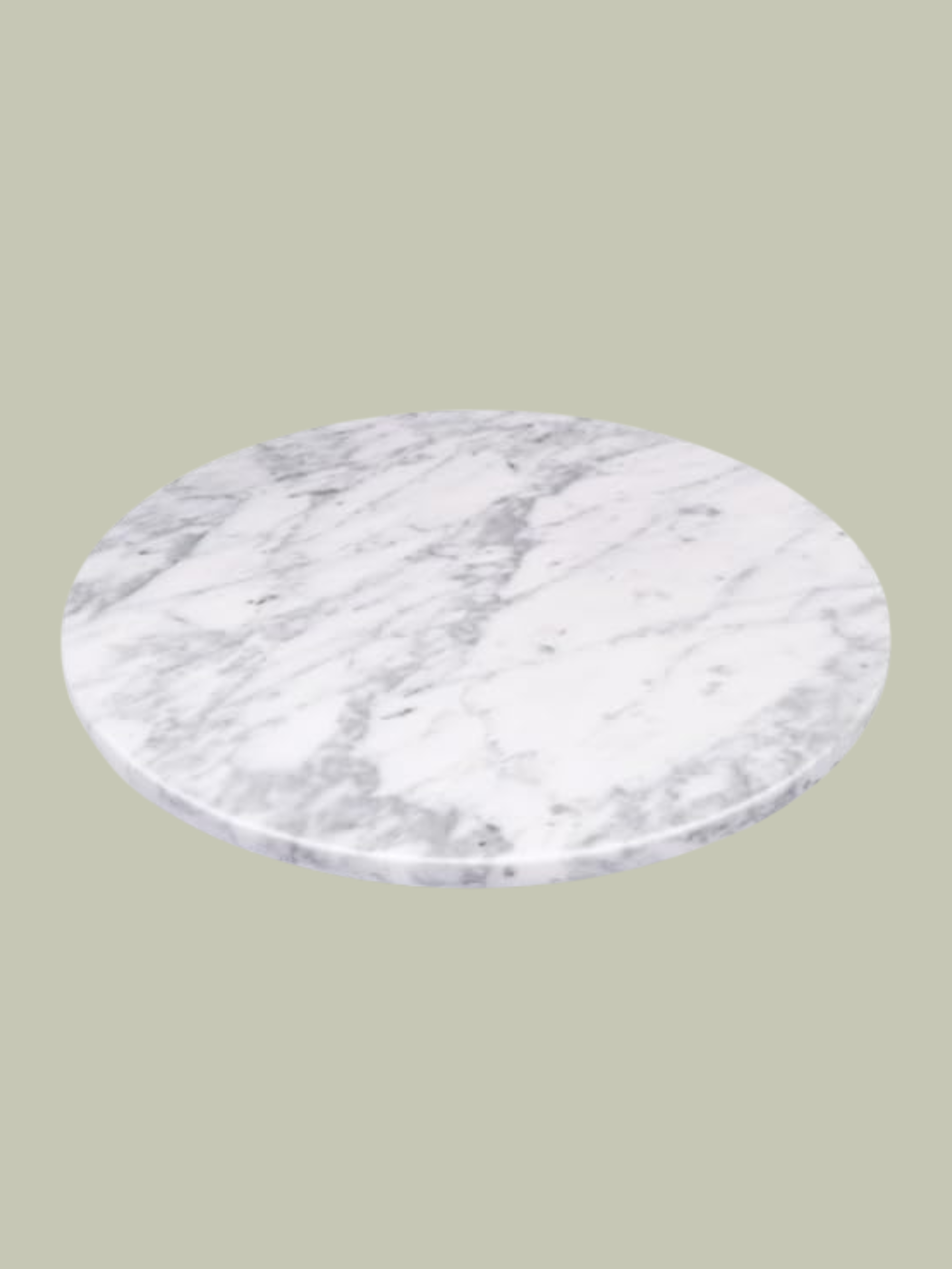 Marble Lazy Susan, 12" Cake Turntable for Decorating, Natural Marble Cake Stand Turntable Baking Supplies for Displaying Cupcakes Cheese Cookies (white With Gray Tone)