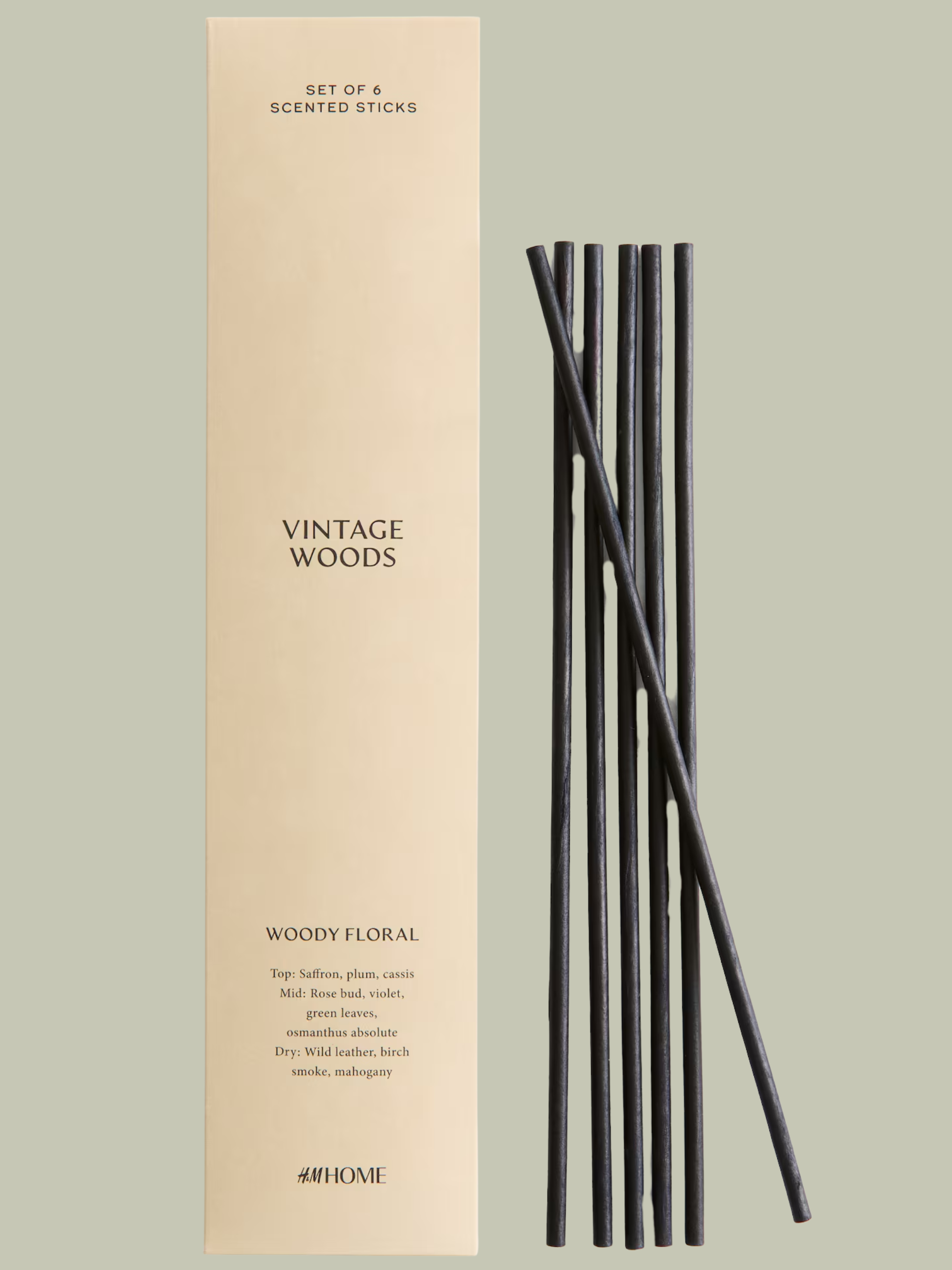 A pack of vintage woods scented reeds from H&amp;amp;M