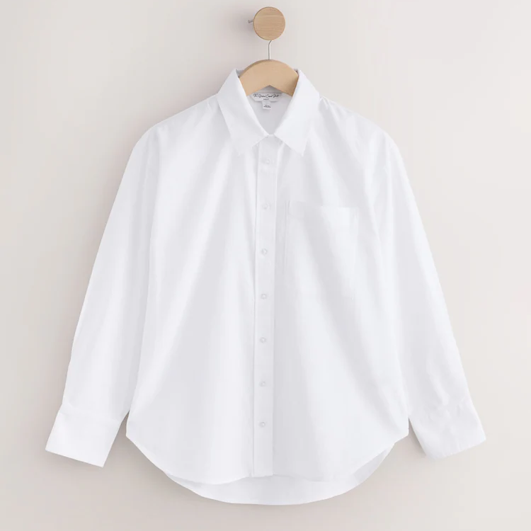 Next, white button up