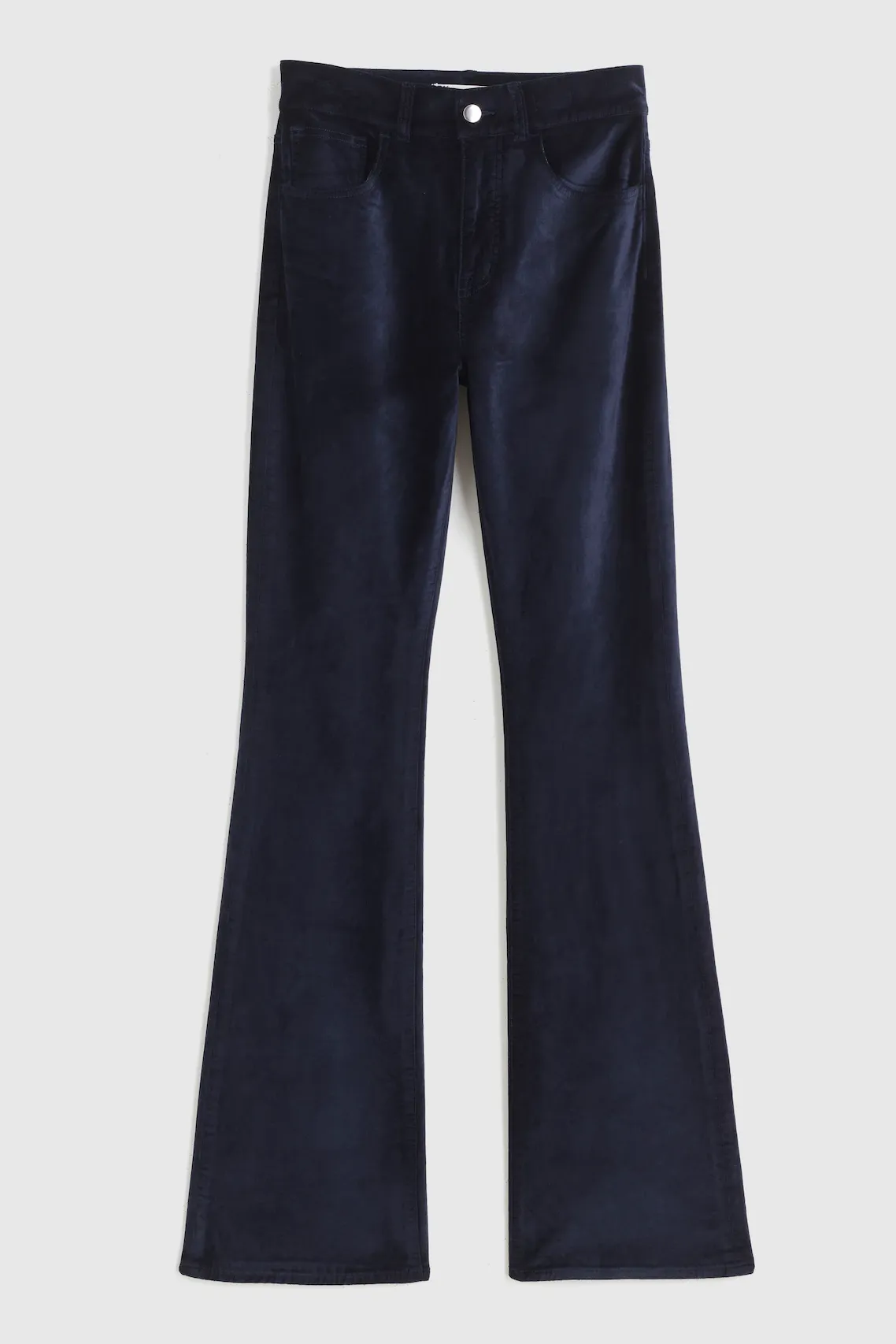 The Stretch Flare Pant in Velvet