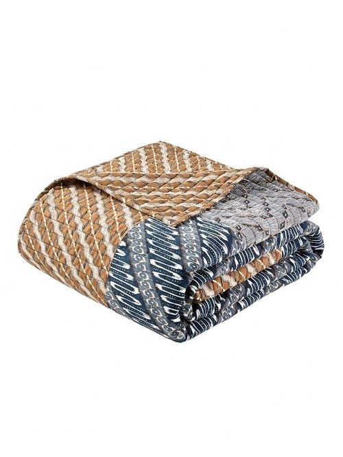 Midako Kantha Washed Cotton Bedspread
