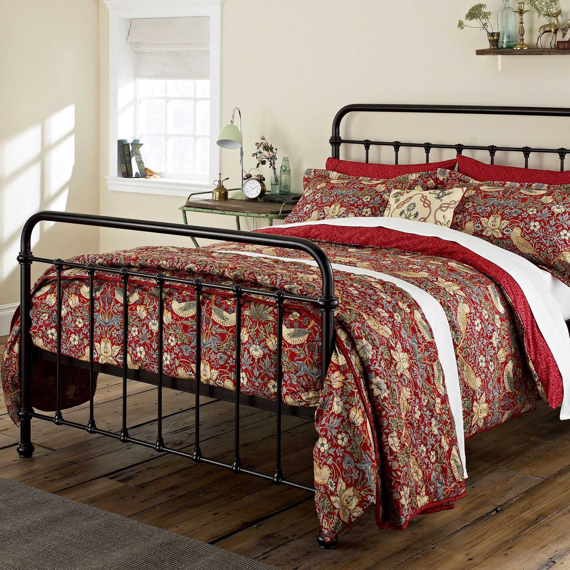 Pure Cotton Strawberry Thief Bedding Set