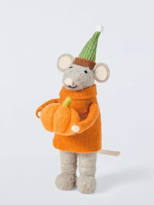 Autumn Mouse Felt Room Decoration