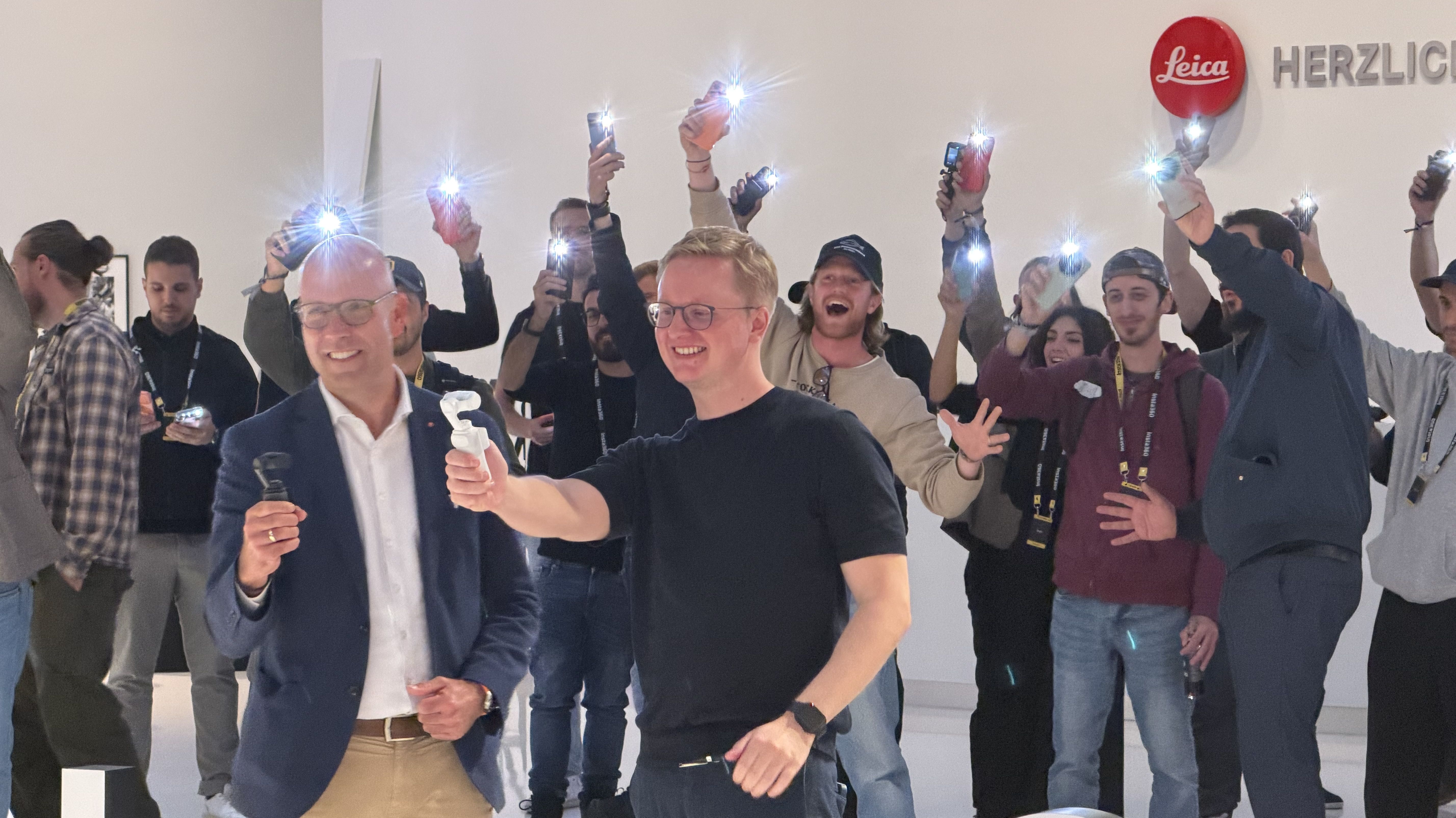 Insta360 Luna Ultra hands on event at Leica with Max Richter and Marius Eschweiler