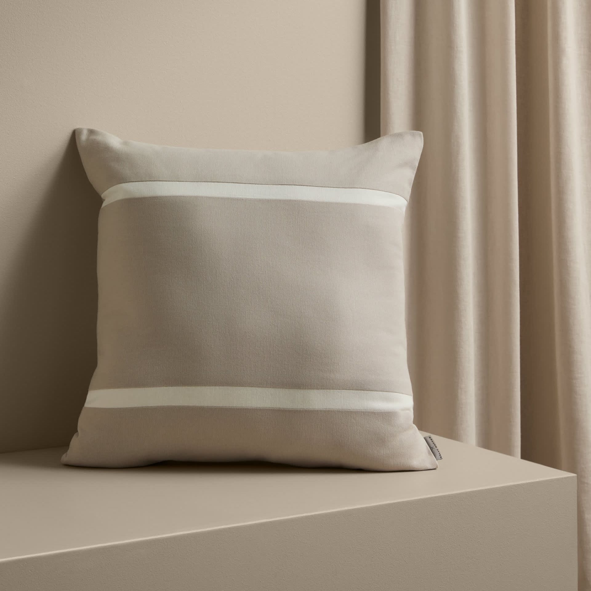 Pure Cotton Double Stripe Cushion