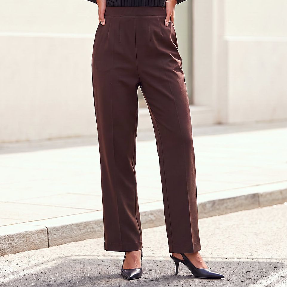 Straight Leg Ponte Trouser