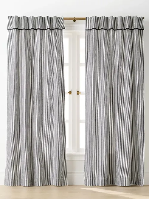 Darla Cotton Printed Striped Valance Curtain