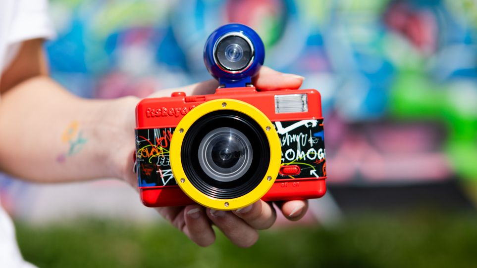 The Lomography Fisheye No. 2 Graffiti used by a photographer