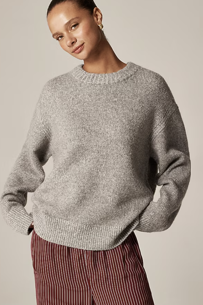 J.Crew, Relaxed Crewneck Pullover