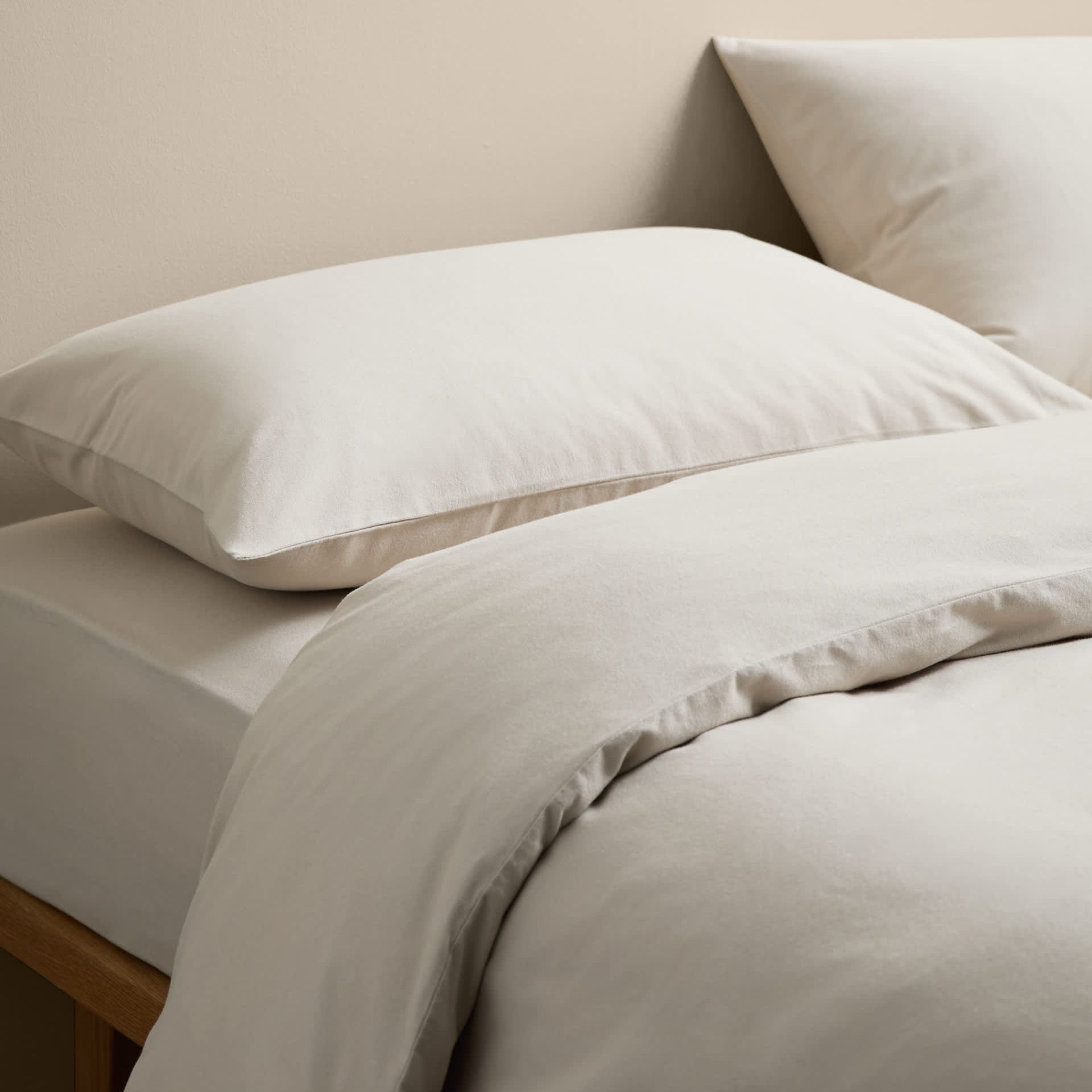 Pure Brushed Cotton Bedding Set