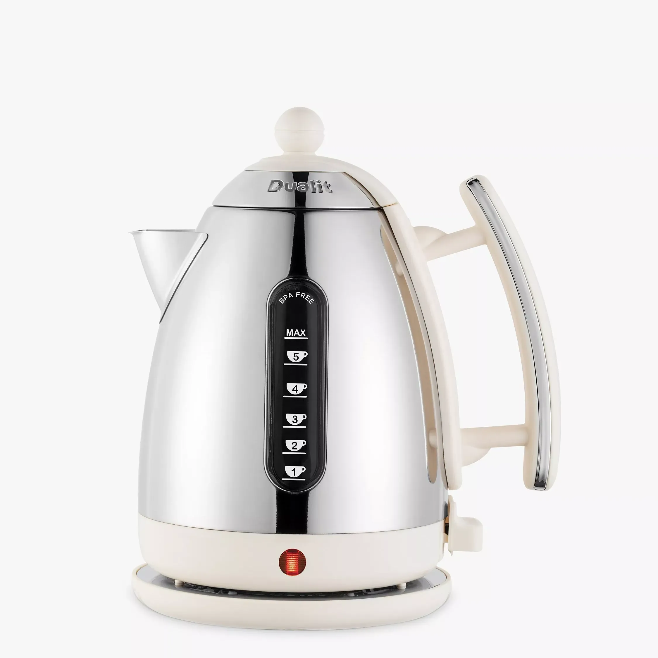 Dualit Lite Jug Kettle, 1.5l, Canvas White