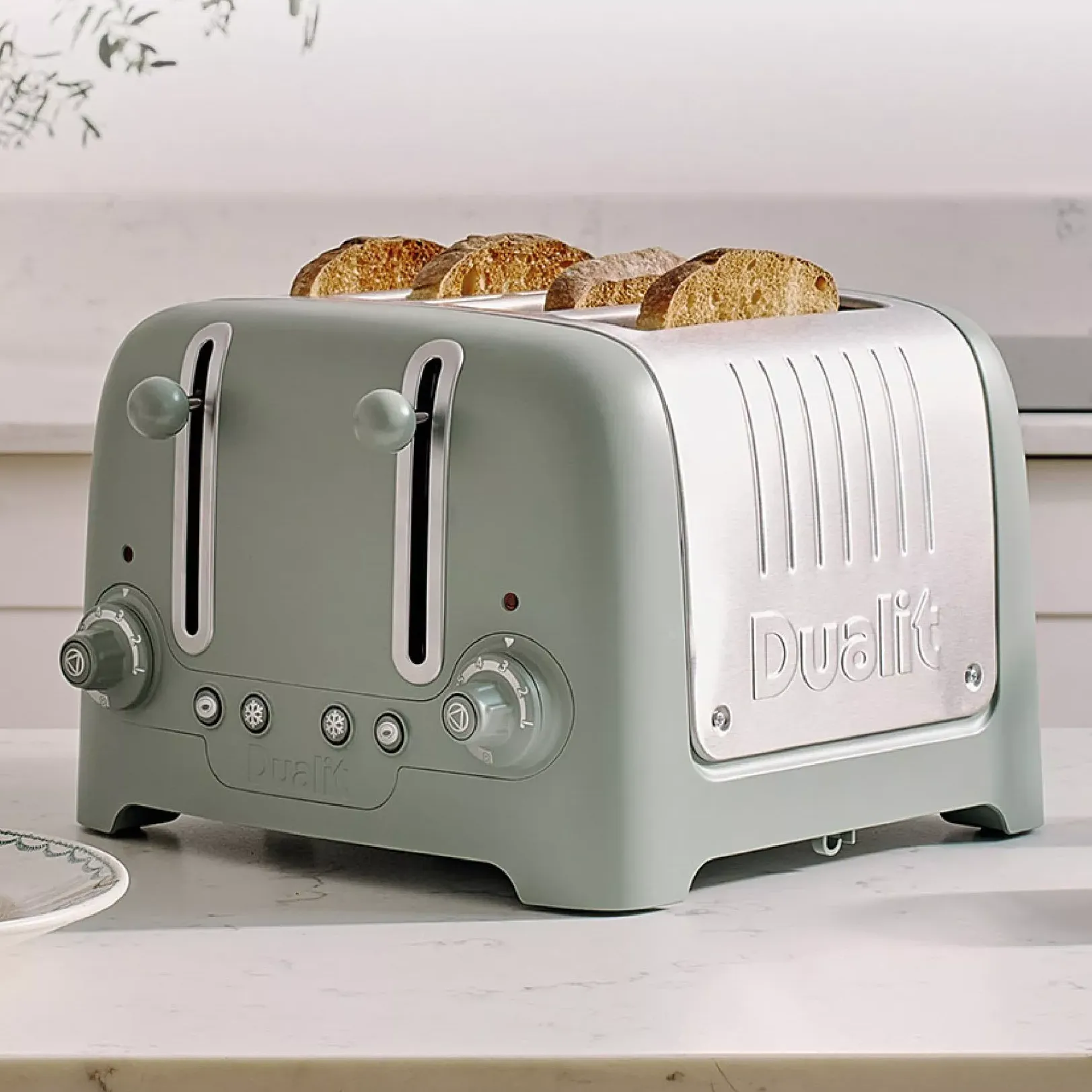 Dualit 4 Slice Lite Toaster With Warming Rack