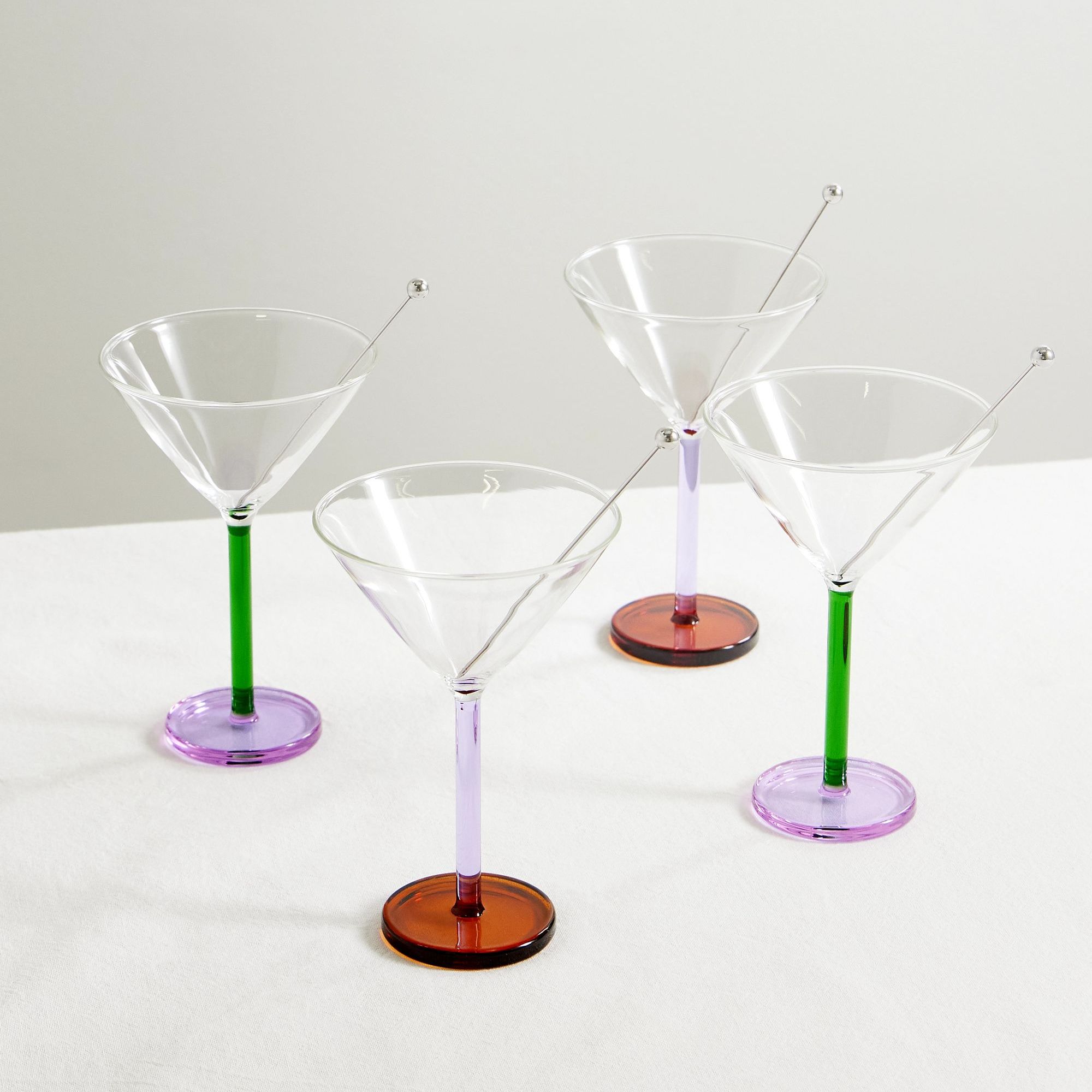 colourful glassware