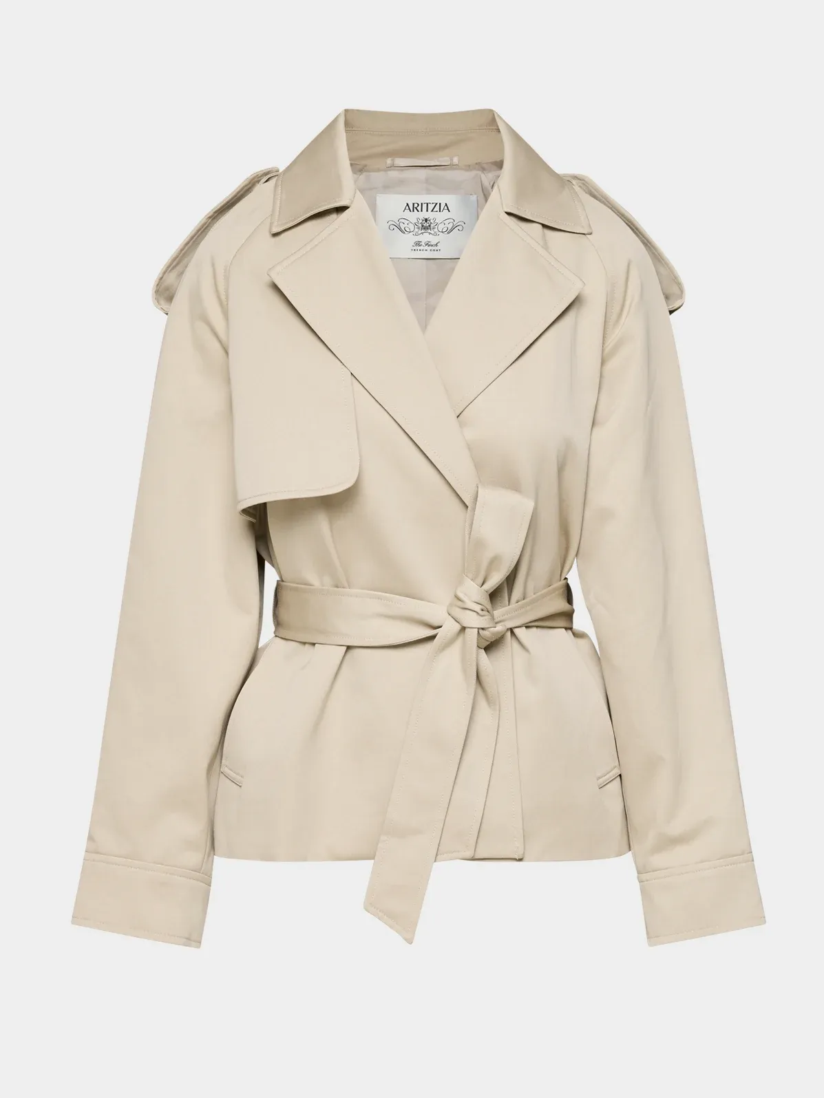 The Davis Short Trench Coat - Rich Twill