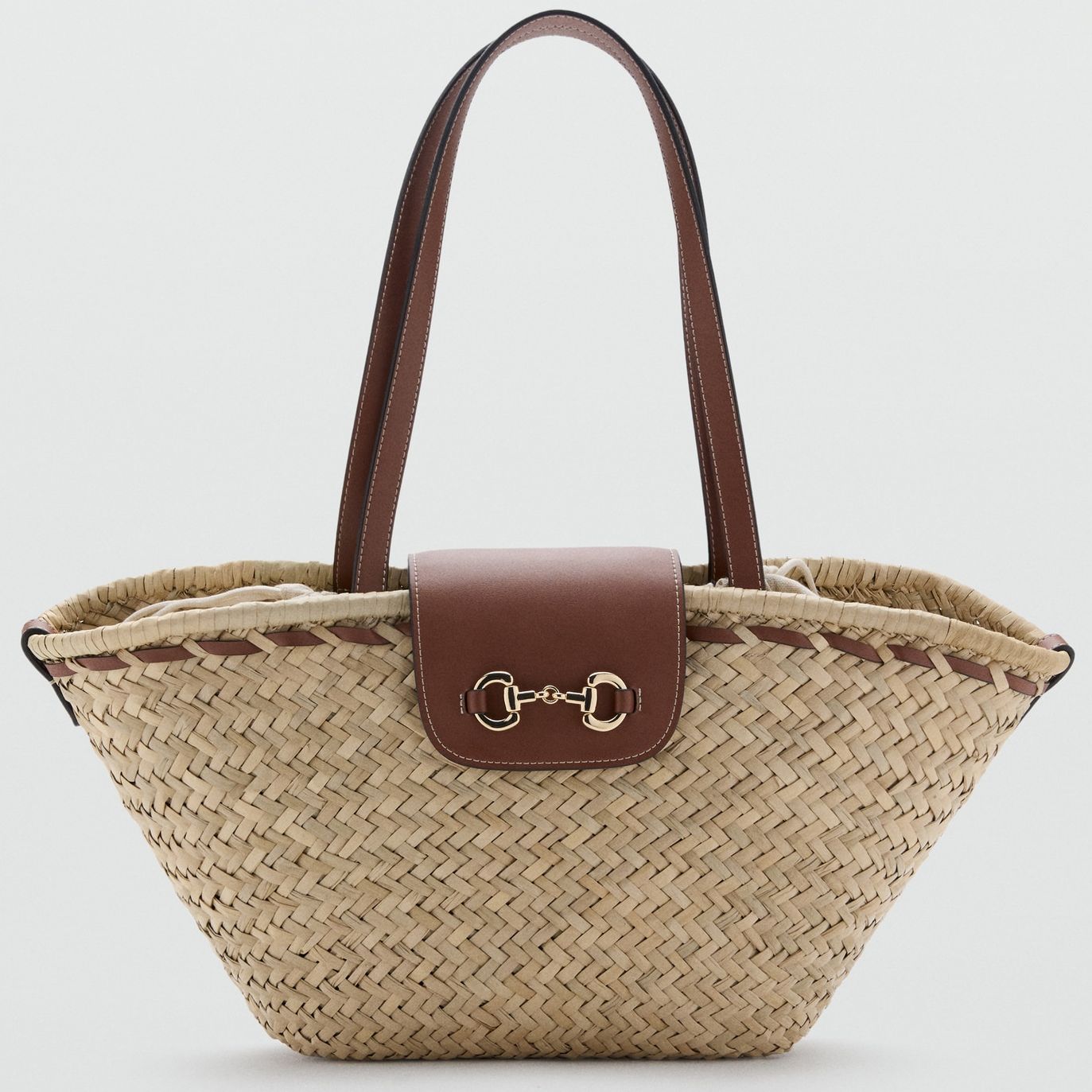 Medium Natural Fibre Basket - Women | Mango United Kingdom