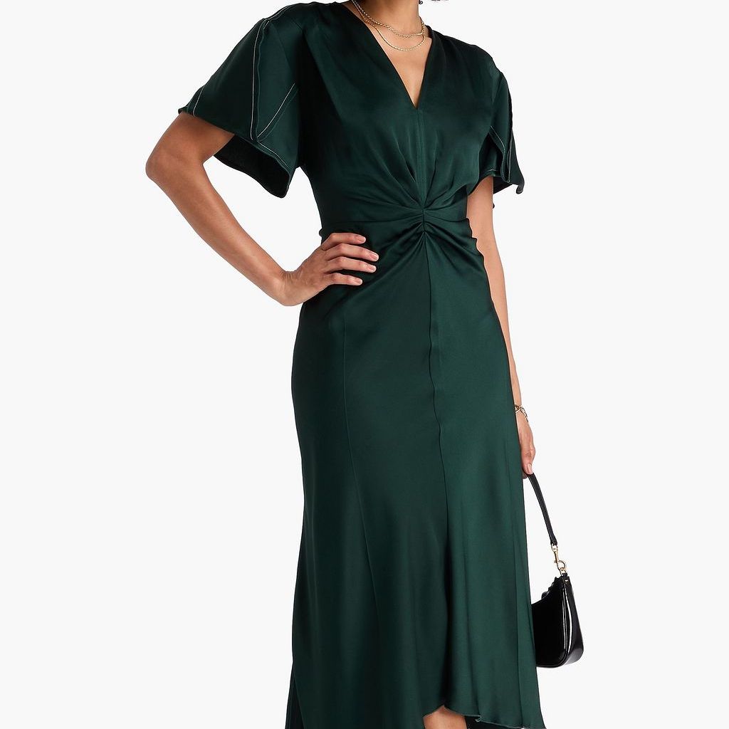 Ruched Cady Midi Dress