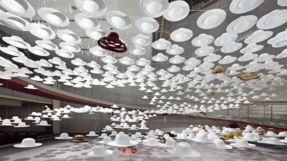 Akio Hirata's exhibition of hats, by Nendo, Tokyo | Wallpaper*