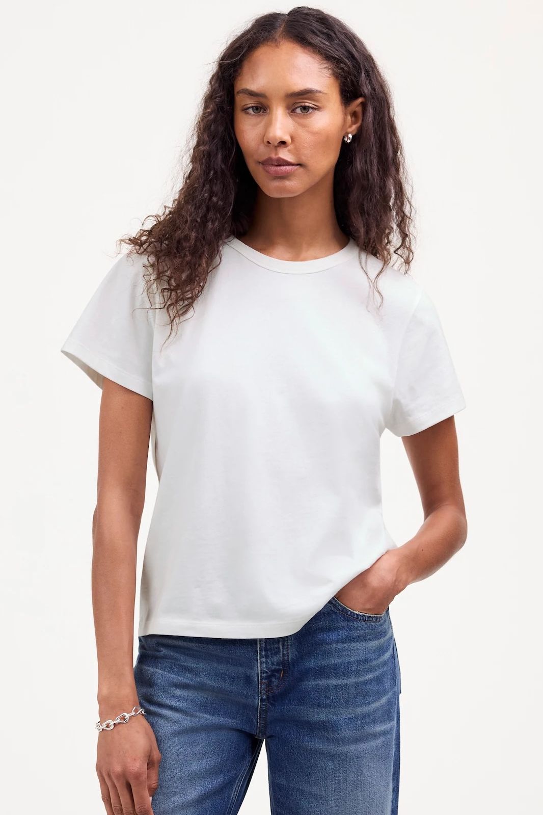 madewell perfect crewneck tee