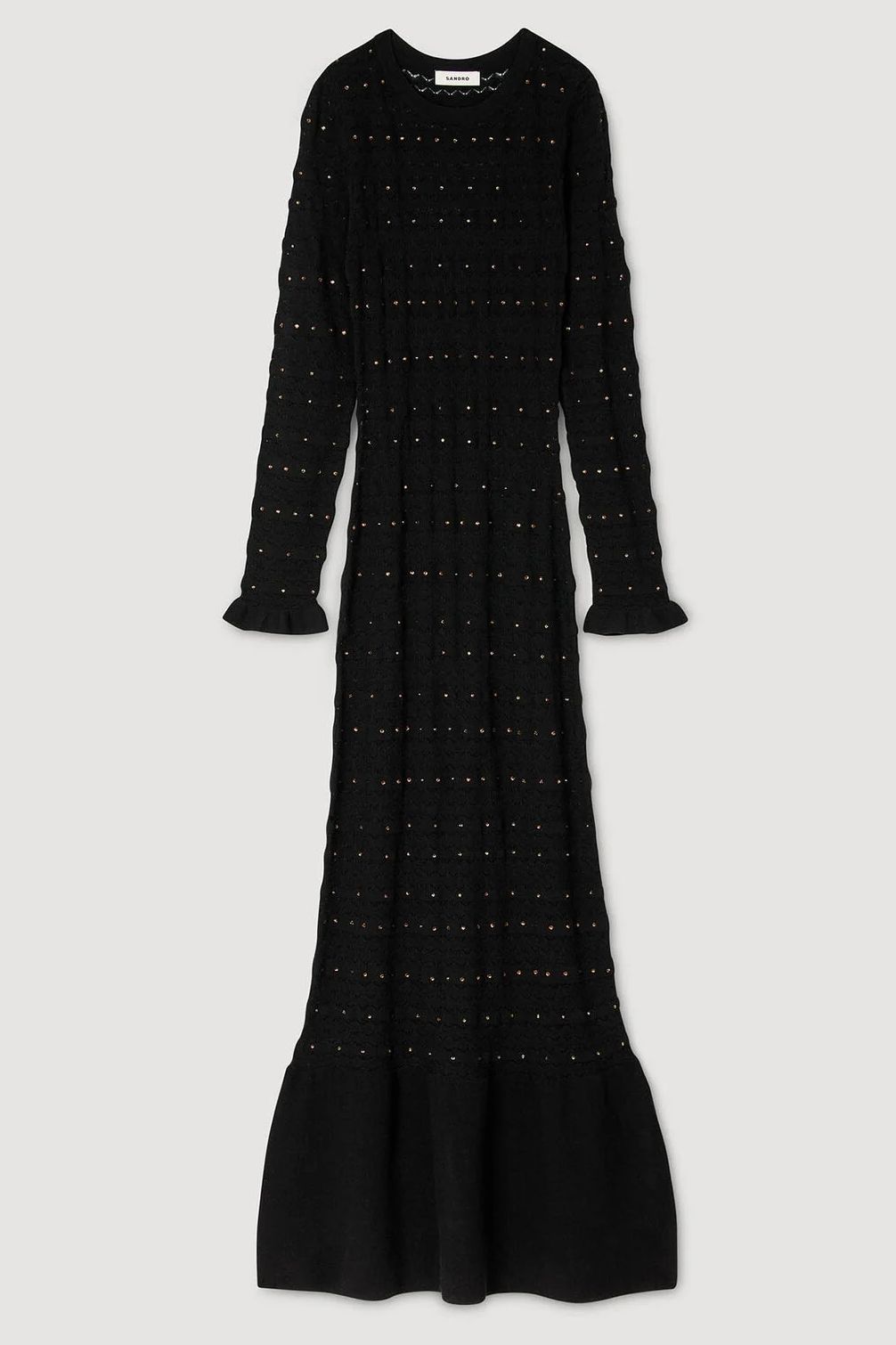 Sandro crochet dress