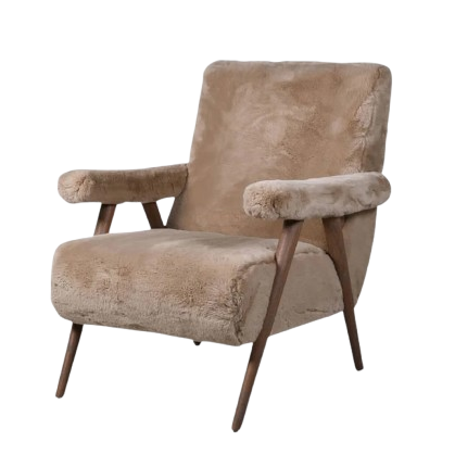 Robbins Faux Sheepskin Armchair