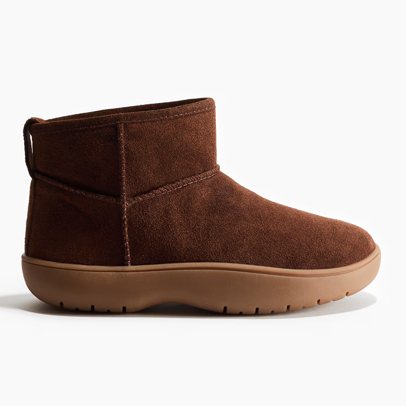 H&amp;amp;M suede UGG lookalike boots with winter update chunky sole