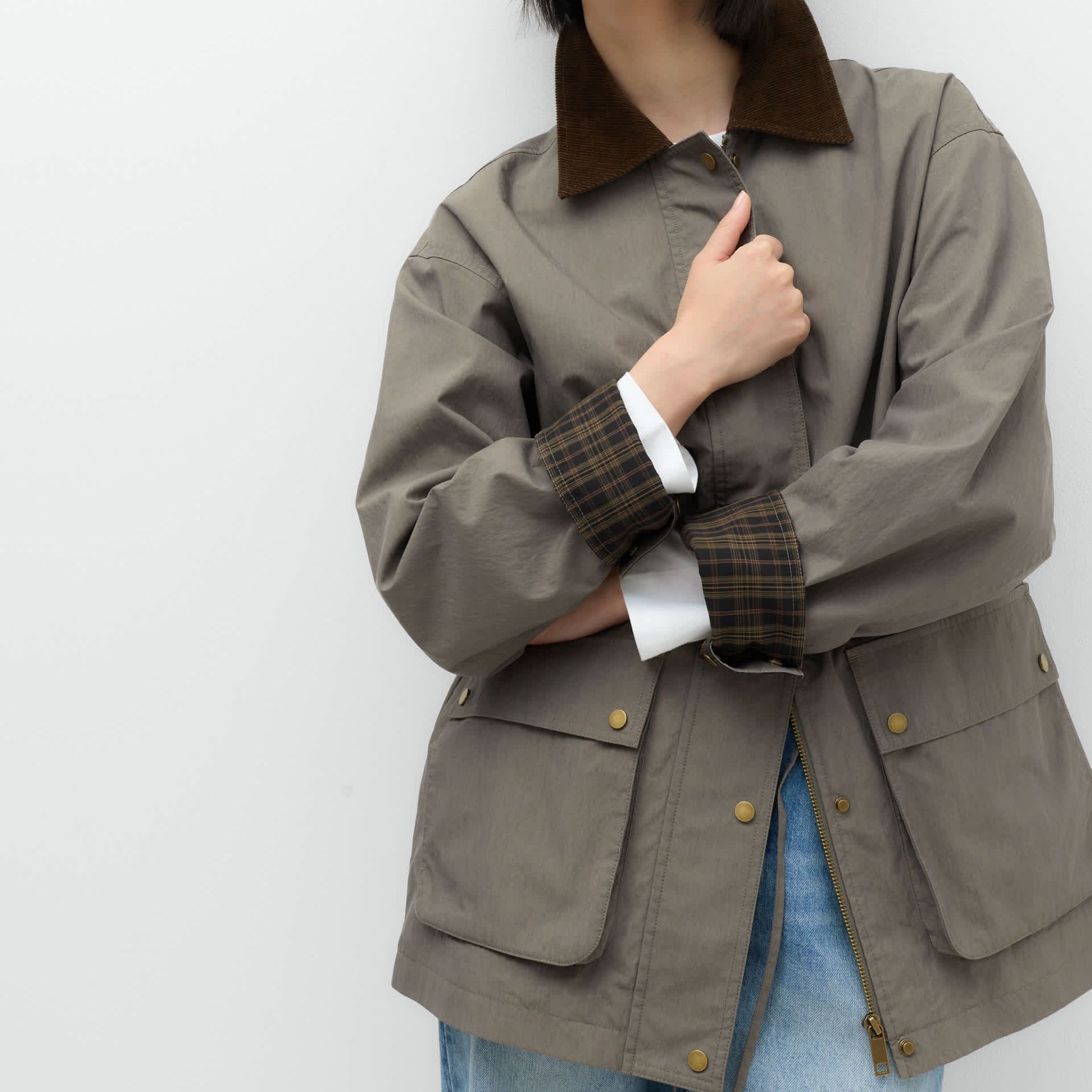 Cotton Rich Collared Barn Jacket