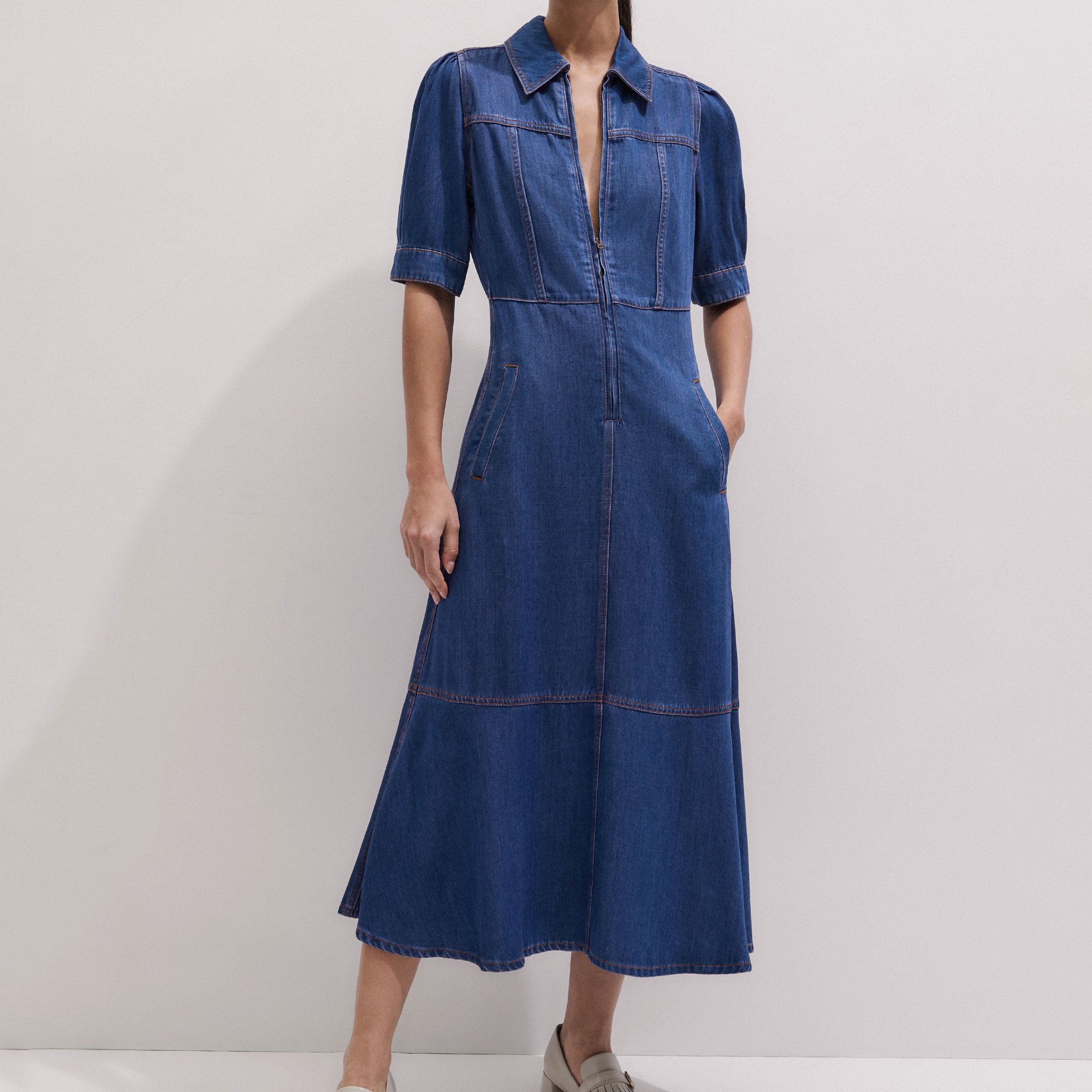 Fit + Flare Midi Dress