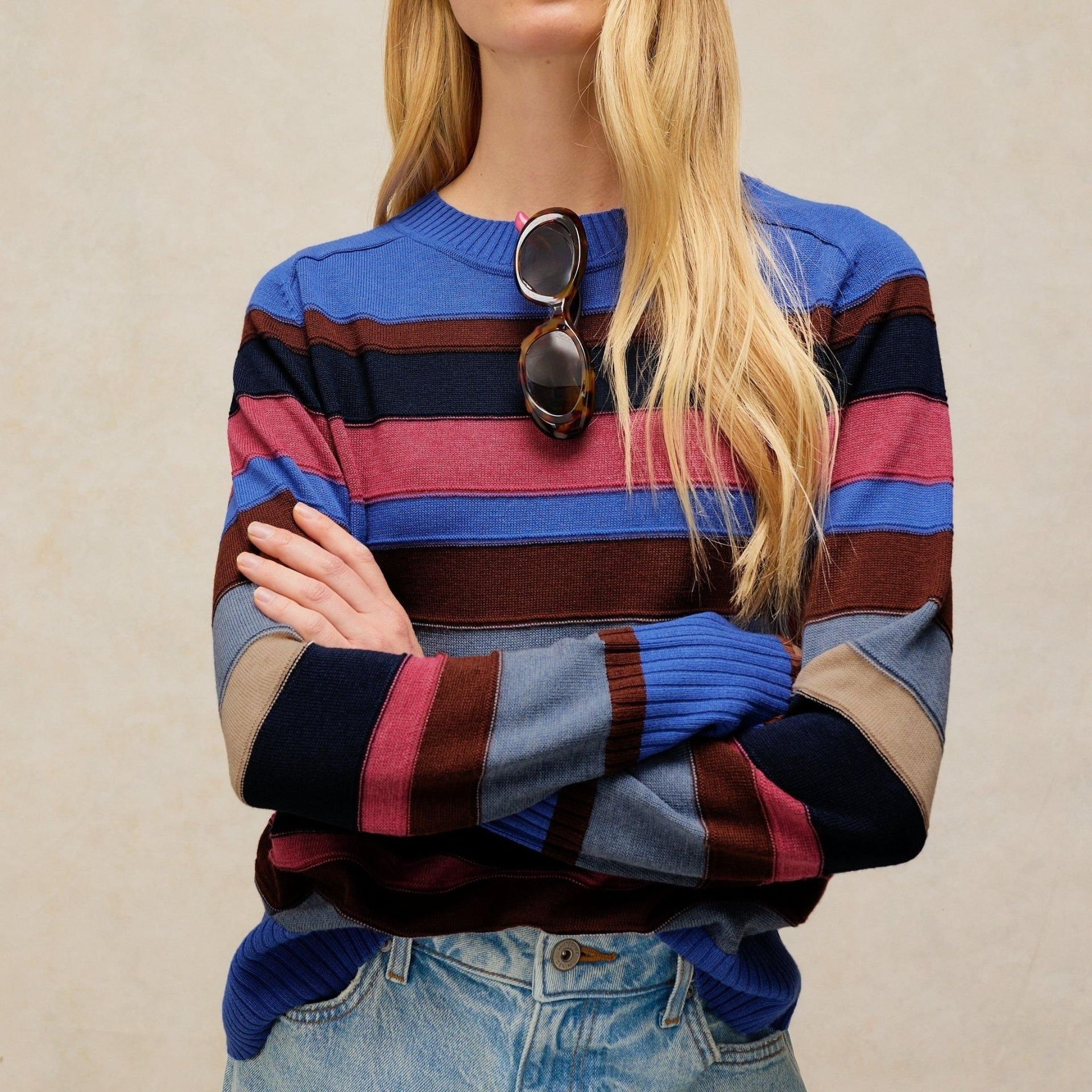 Sienna Stripe Stitch Jumper