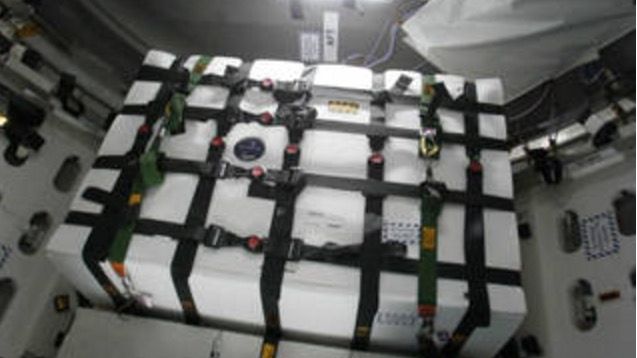 Record-Breaking Fire Experiment Blazes on Private Cargo Spaceship