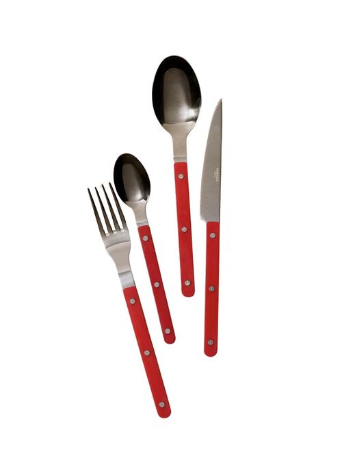 4-Piece Stainless Steel Cutlery Set With Resin Handle 