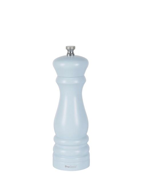 Wood Salt or Pepper Mill, Sky Blue 