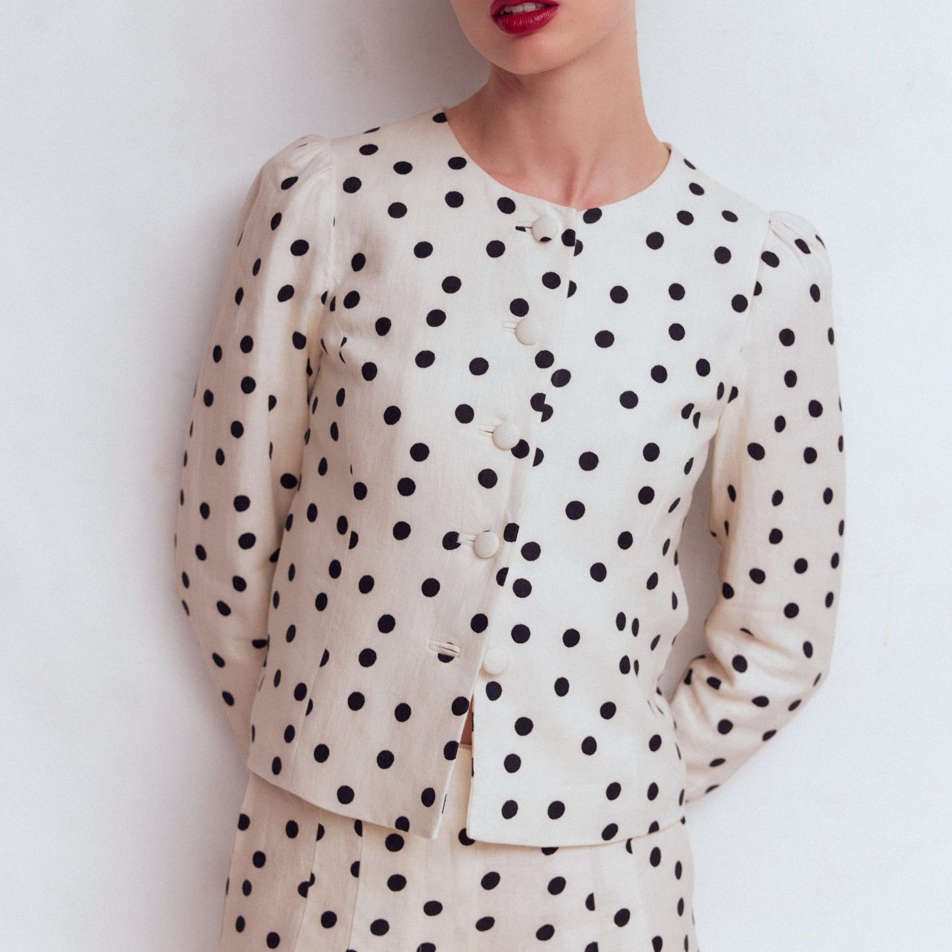 Salisbury Jacket-Painted Dot Spaced