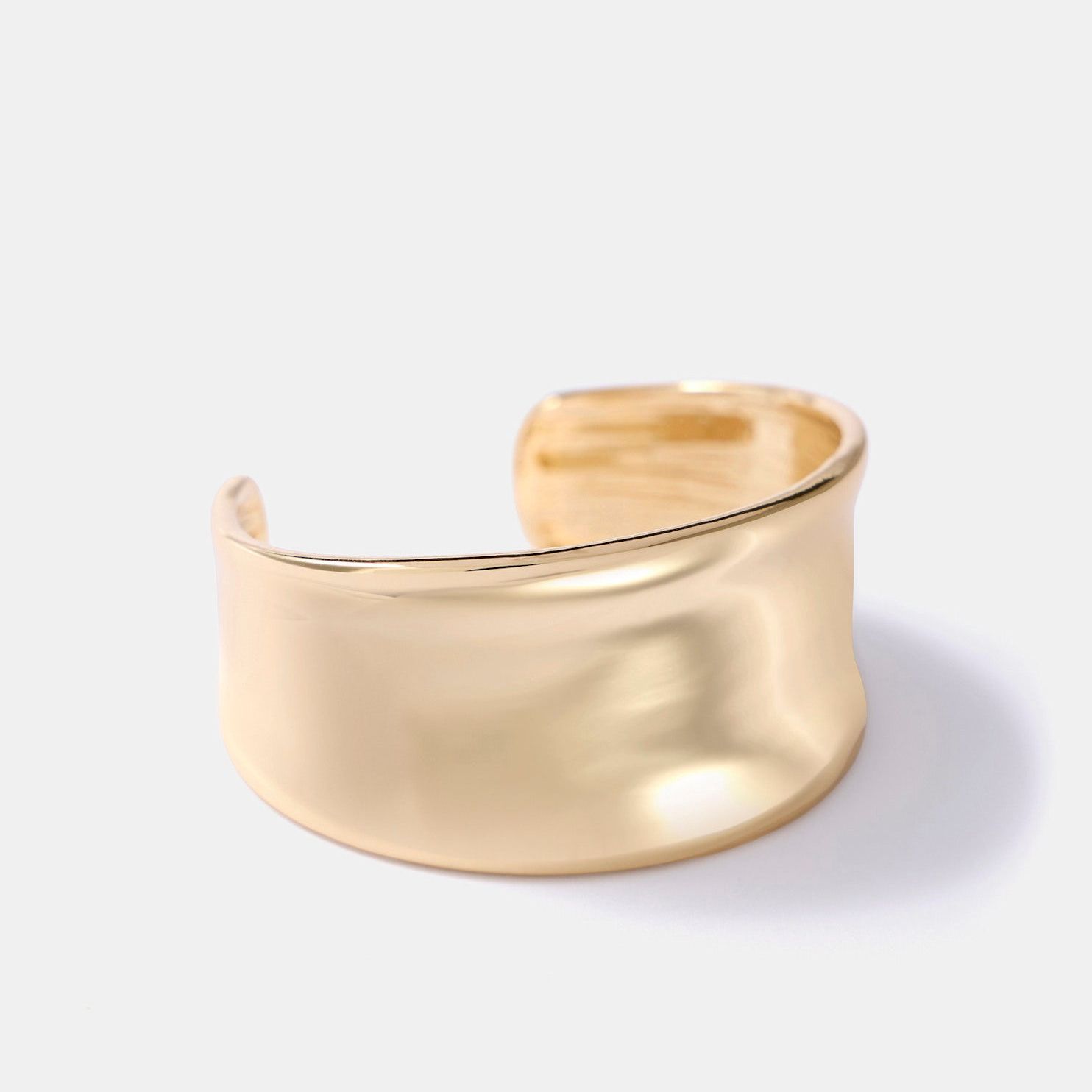 Gold Tone Cuff Bracelet