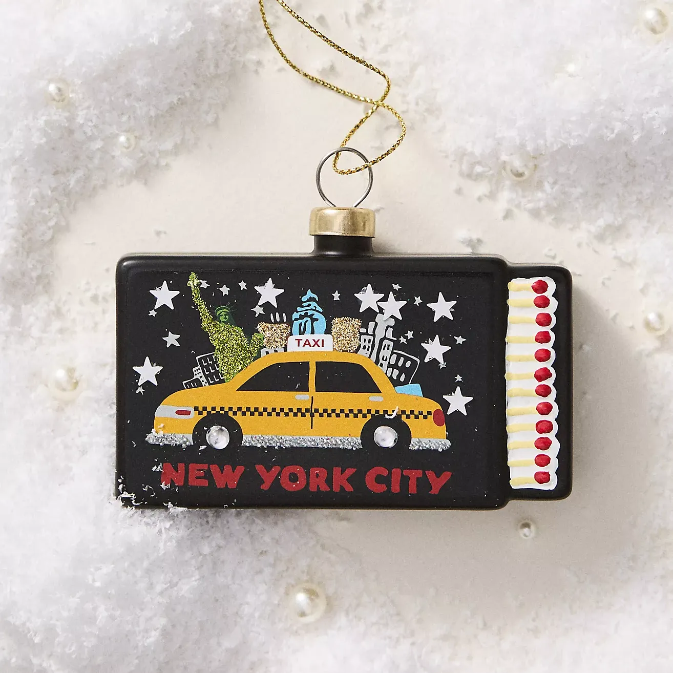 Furbish Studio Matchbook Ornament: Nyc Edition