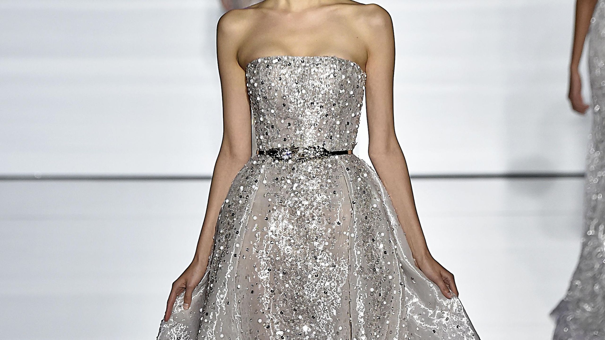 20 Beautiful Silver Wedding Dresses | Who What Wear 20 Beautiful Silver Wedding Dresses | Who What Wear