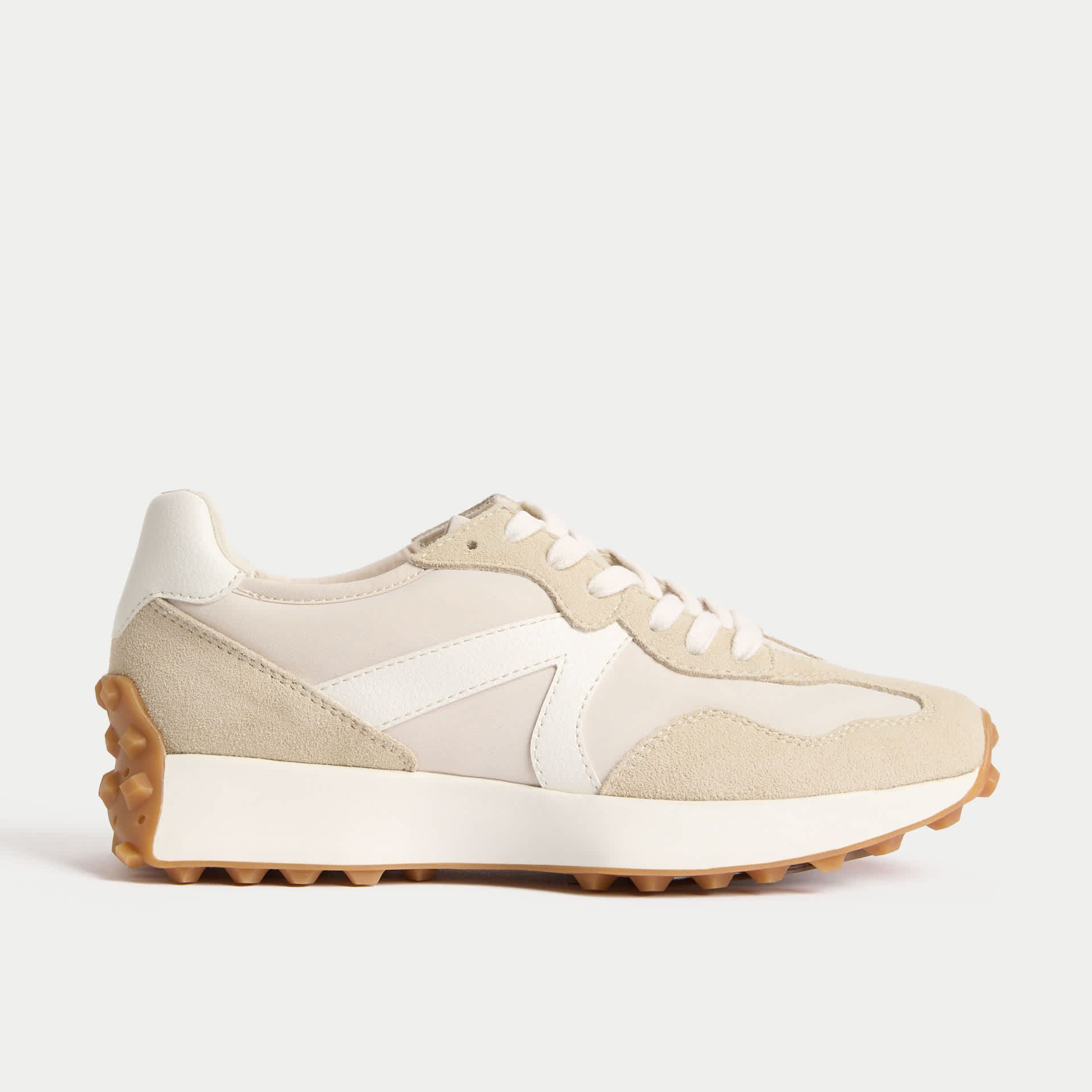 Leather Side Detail Trainers