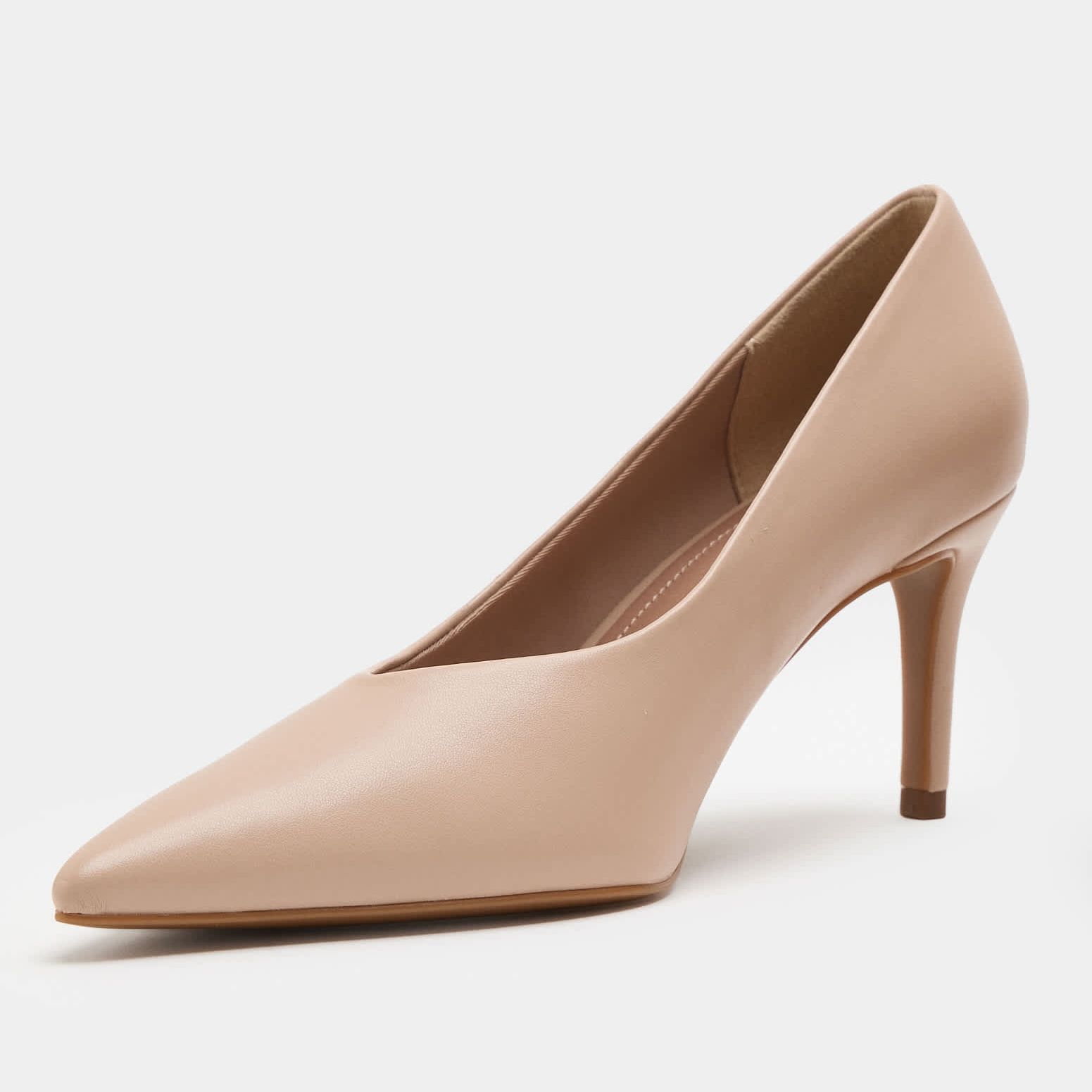 Stiletto Heel Pointed Court Shoes