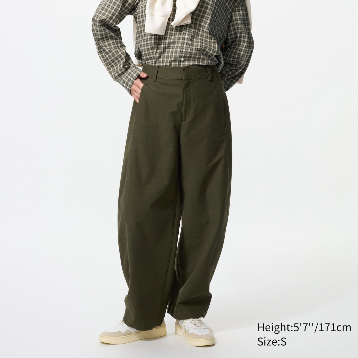 Jersey Barrel Leg Trousers