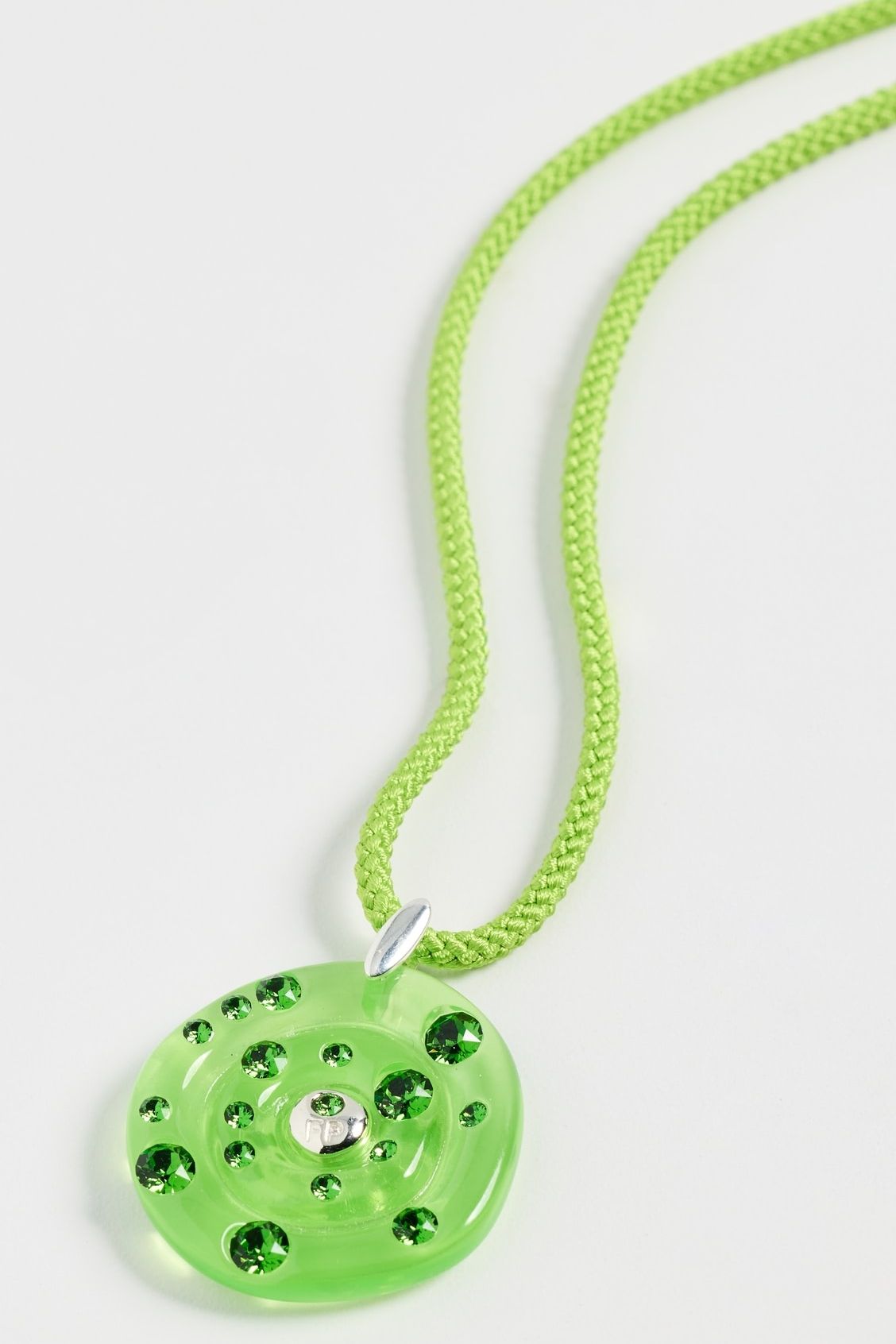 Fry Powers Resin Crystal Necklace