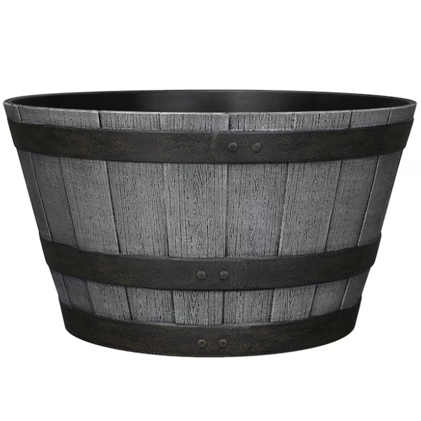 Style Sections Round Plastic Planter