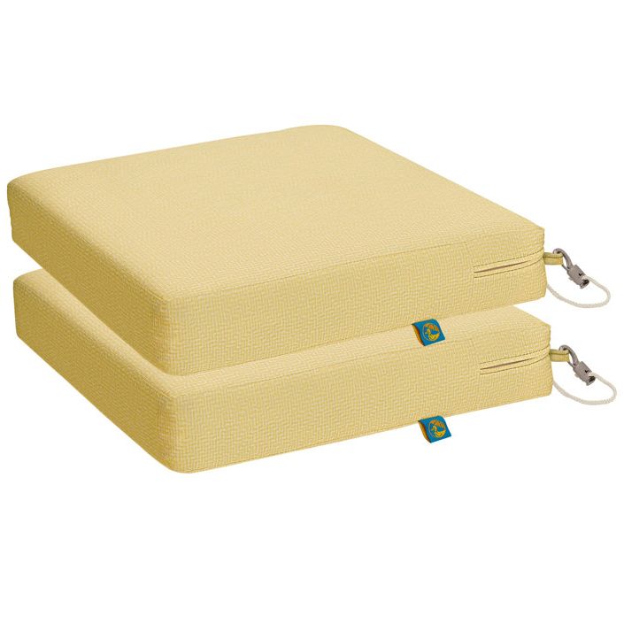 Duck Covers Weekend Patio Dining Seat Cushions, 17 X 17 X 3 Inch &amp;amp; Reviews | Wayfair