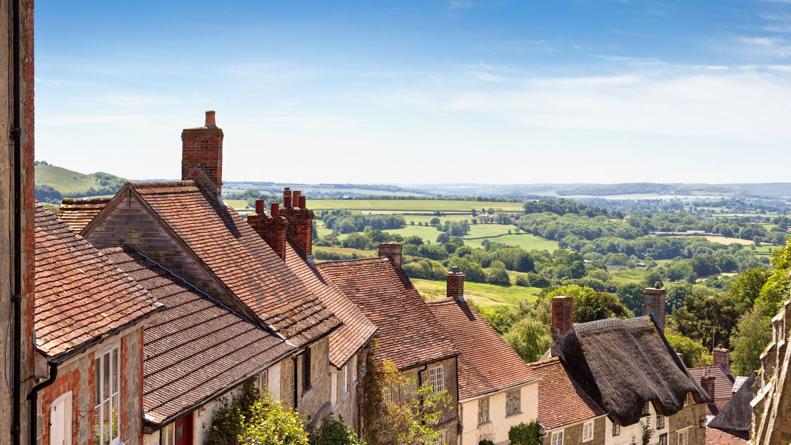 A house on Britain's most famously picturesque street, for sale at